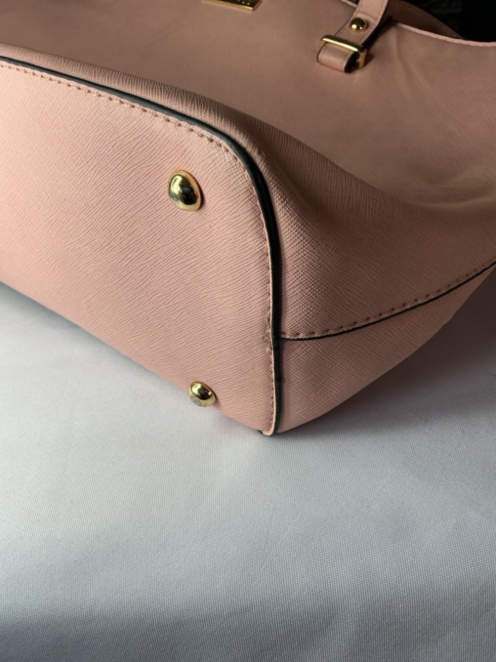 ⭐ Emma & Paige Blush Pink Large Tote Shoulder Bag Work Travel Purse - Picture 6 of 16